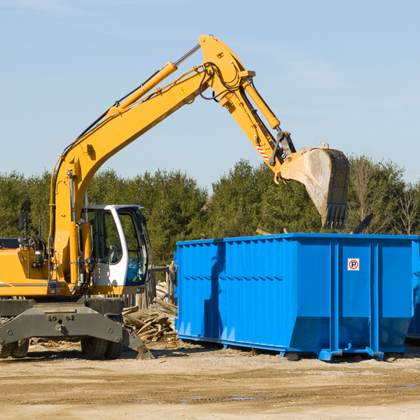 are there any restrictions on where a residential dumpster can be placed in Brandonville PA